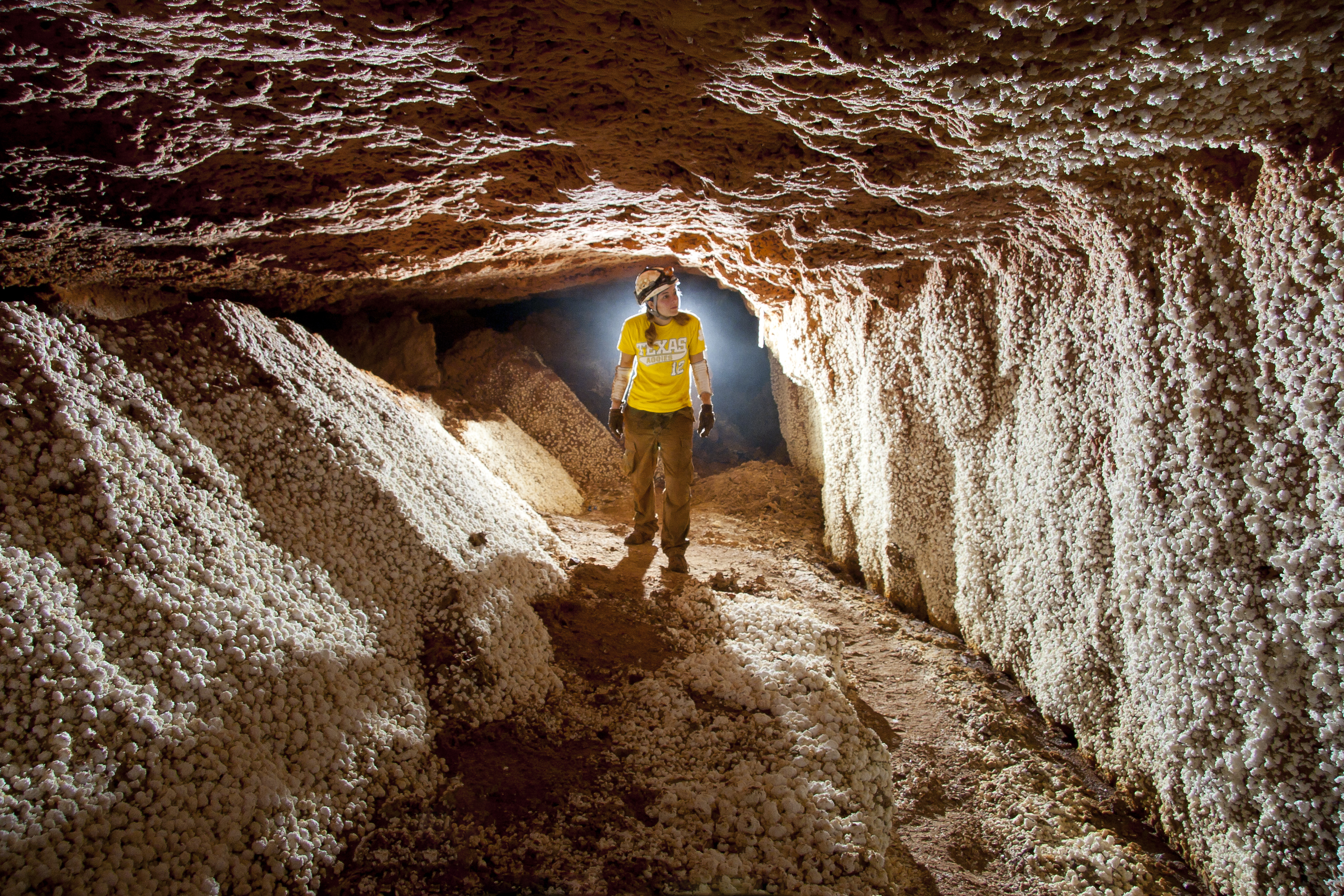 Anna Riordan in Cobb Caverns - Photo Travis Scott